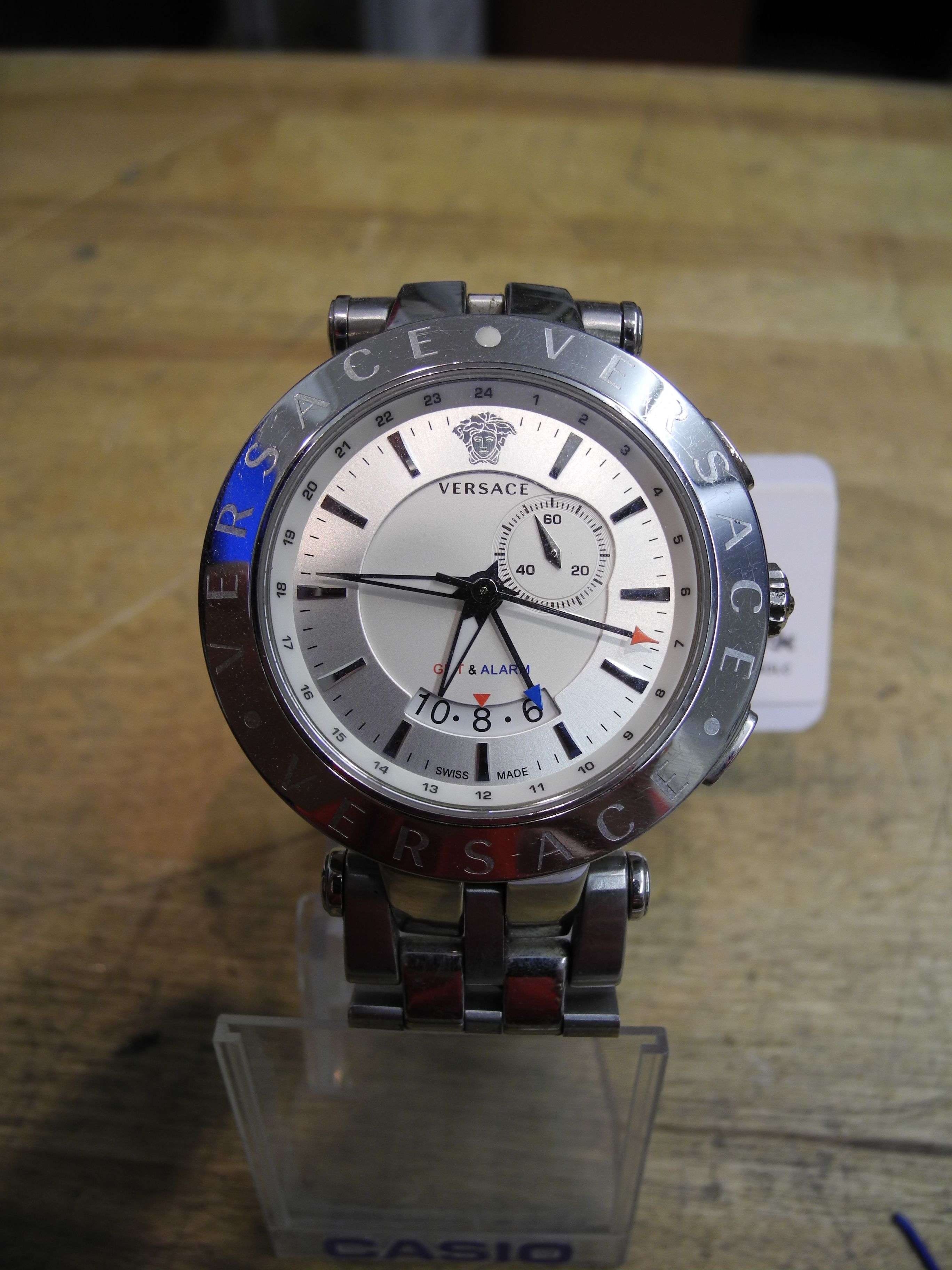 Versace GMT & Alarm Uhr
