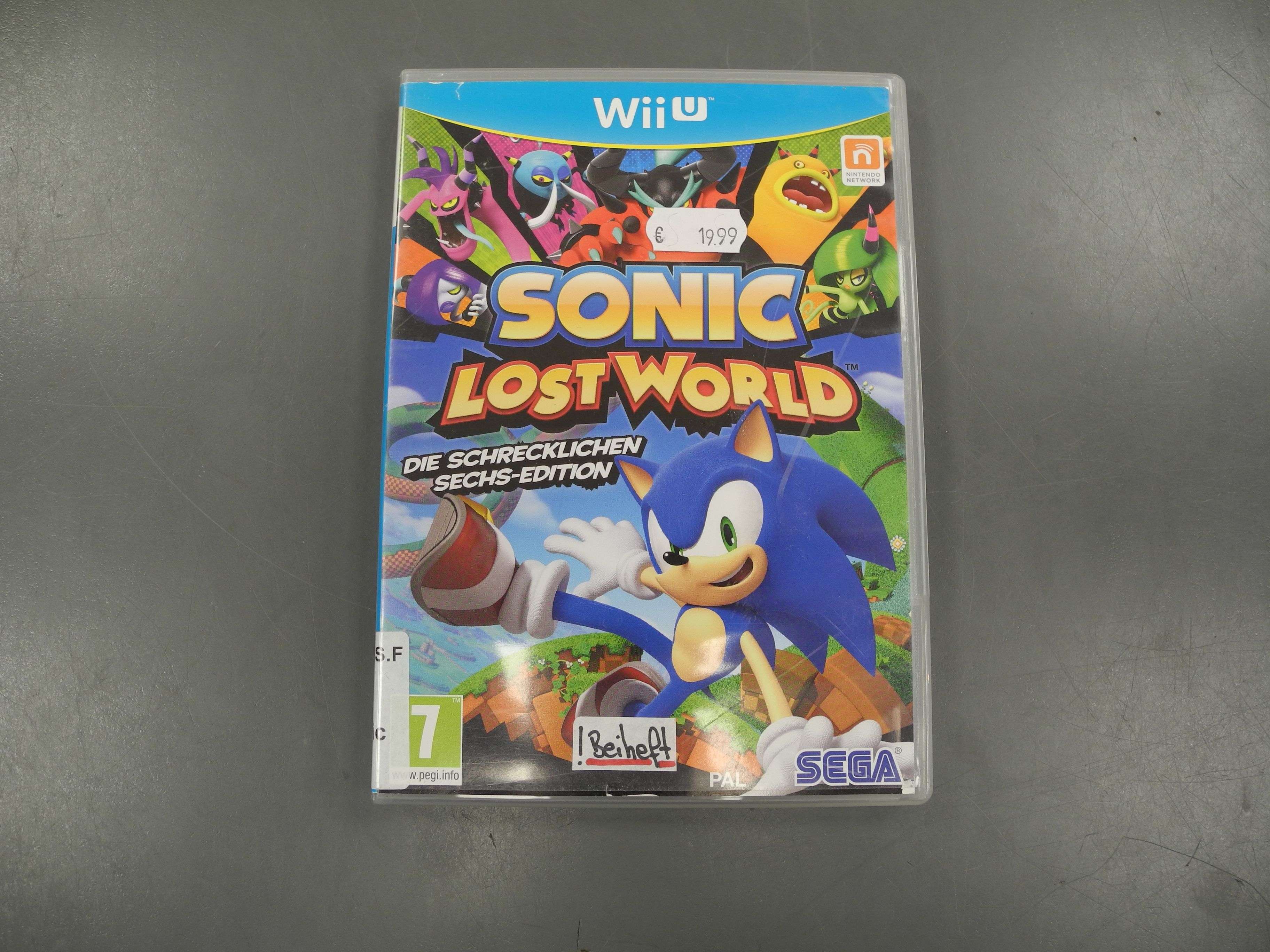 Nintendo Wii U - Sonic Lost World 