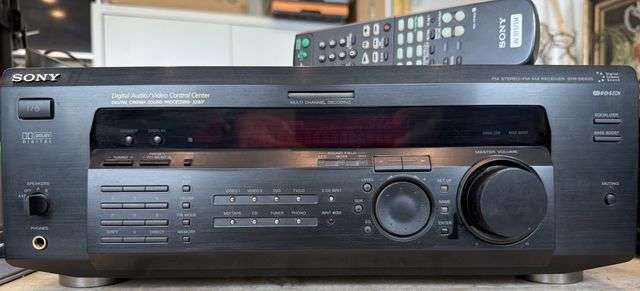 Sony STR-DE635 AM/FM Stereo Surround Receiver mit Fernbedienung