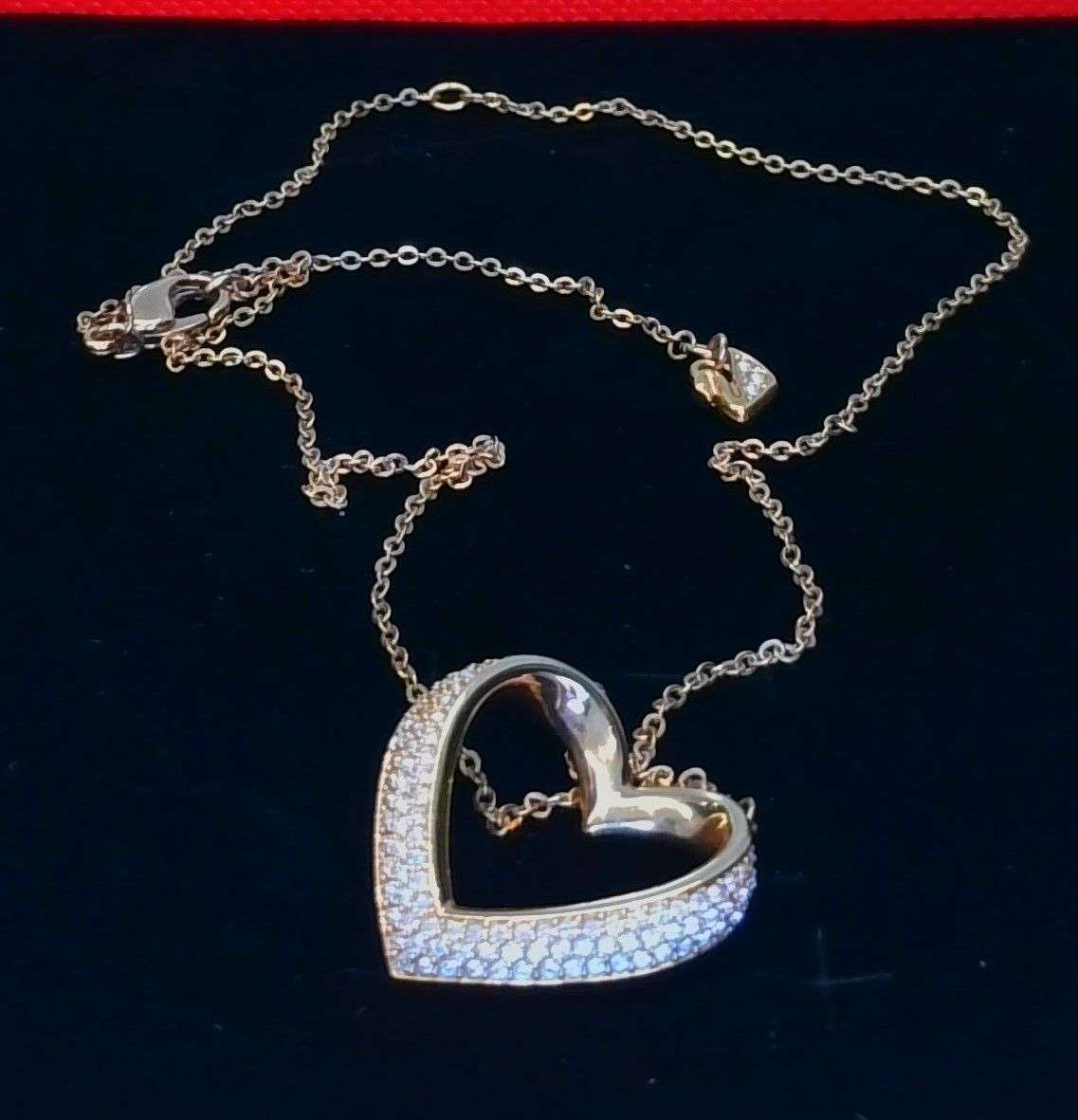 Swarovski Kette mit Herzanhänger