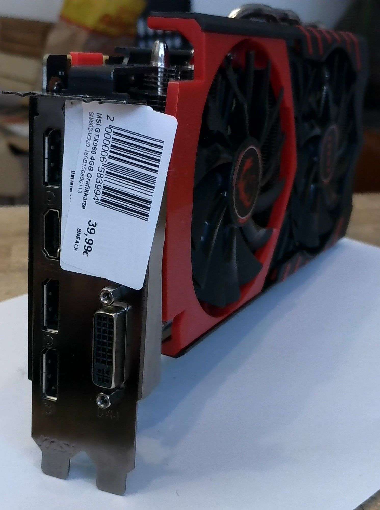 MSI GTX 960 Gaming 4GB Grafikkarte