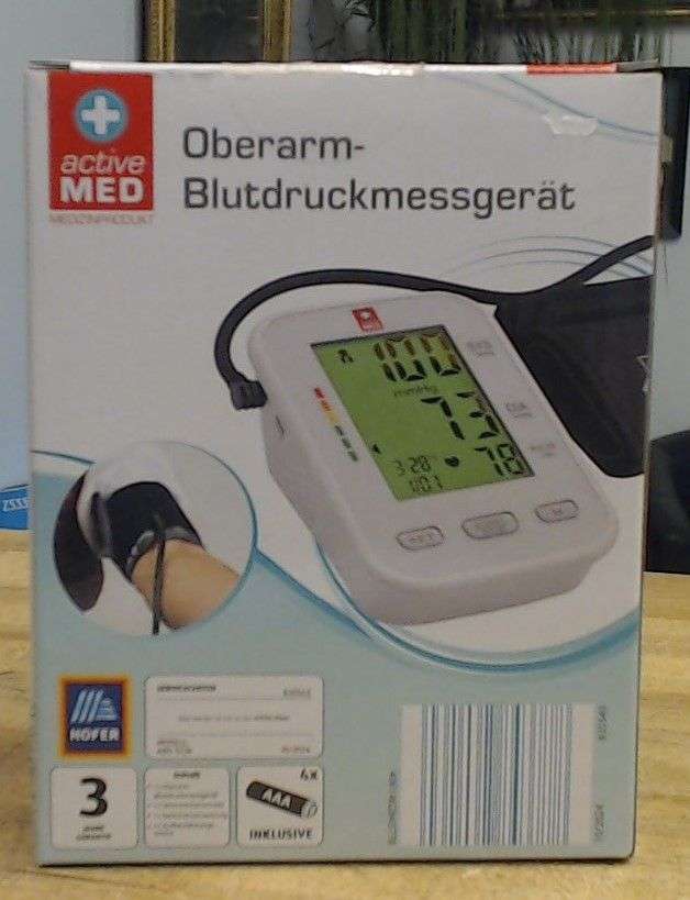 Active Med Oberarm-Blutdruckmessgerät
